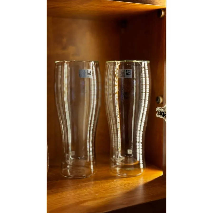 Jogo com 2 Copos de Vidro de Parede Dupla para Cerveja Sorrento 414 ml — Zwilling