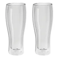 Jogo com 2 Copos de Vidro de Parede Dupla para Cerveja Sorrento 414 ml — Zwilling - imagem 1