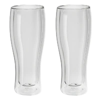 Jogo com 2 Copos de Vidro de Parede Dupla para Cerveja Sorrento 414 ml — Zwilling - imagem 1