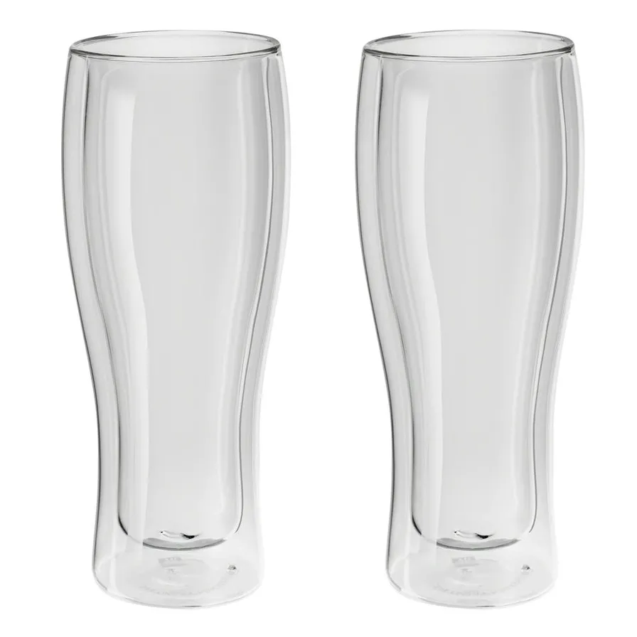 Jogo com 2 Copos de Vidro de Parede Dupla para Cerveja Sorrento 414 ml — Zwilling