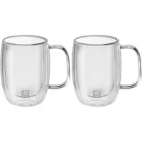 Jogo com 2 Canecas de Vidro de Parede Dupla para Café 355 ml (com Alça) – Sorrento | ZWILLING - imagem 1