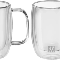 Jogo com 2 Canecas de Vidro de Parede Dupla para Café 355 ml (com Alça) – Sorrento | ZWILLING - imagem 1