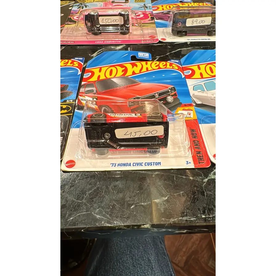 CARRINHO HOT WHEELS 73 HONDA CIVIC CUSTOM PERSON.
