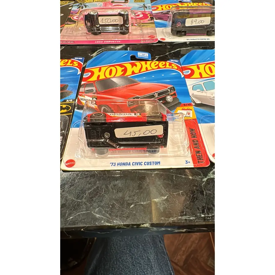 CARRINHO HOT WHEELS 73 HONDA CIVIC CUSTOM PERSON.