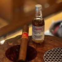 Kit Harmonização — Cachaça Lamas Carvalho Americano + Charuto Perceverancia Cañonazo Tradicional - imagem 1