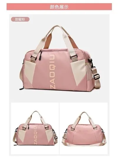 Bolsa p/ treino e viagens rosa