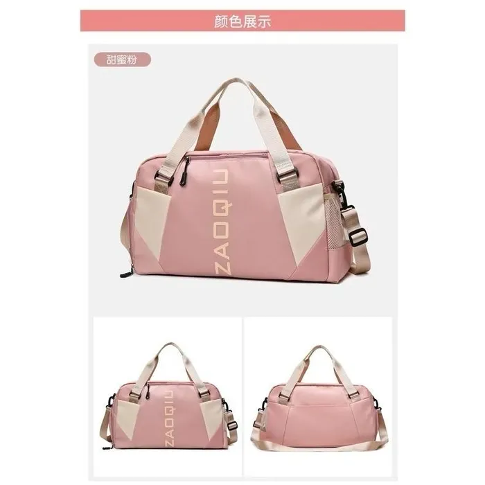 Bolsa p/ treino e viagens rosa
