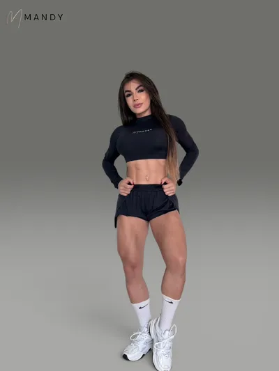 Conjunto Augusta manga longa