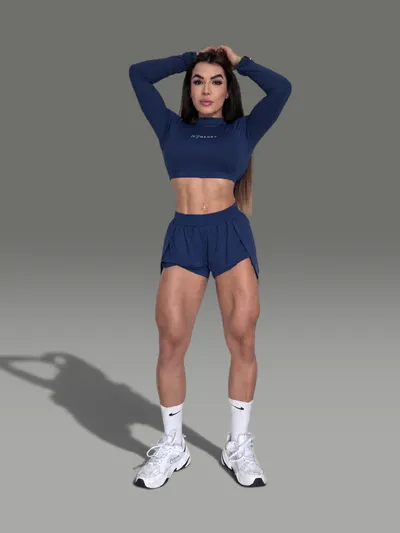 Conjunto Augusta manga longa