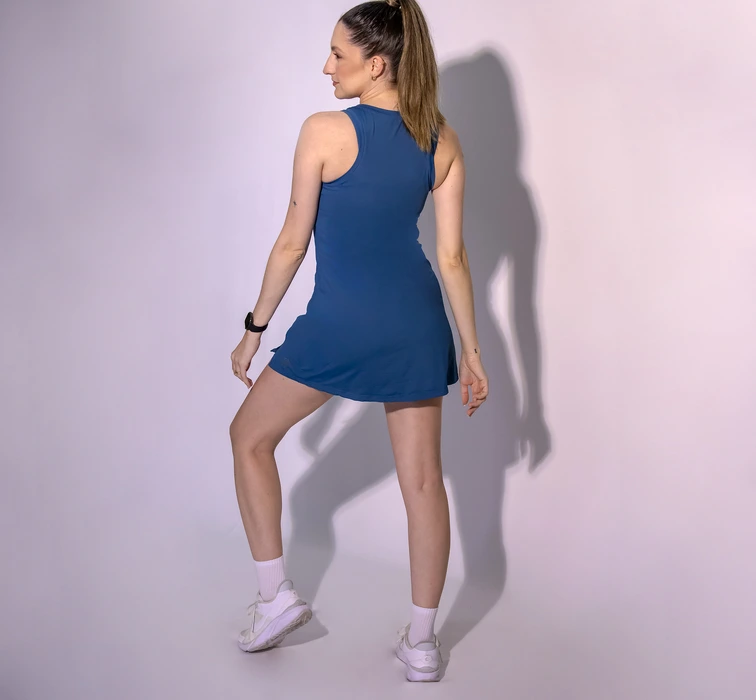 Vestido Aqua - Petróleo