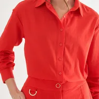 CONJUNTO CAMISA COM CALÇA VERMELHO ALGODÃO - imagem 5