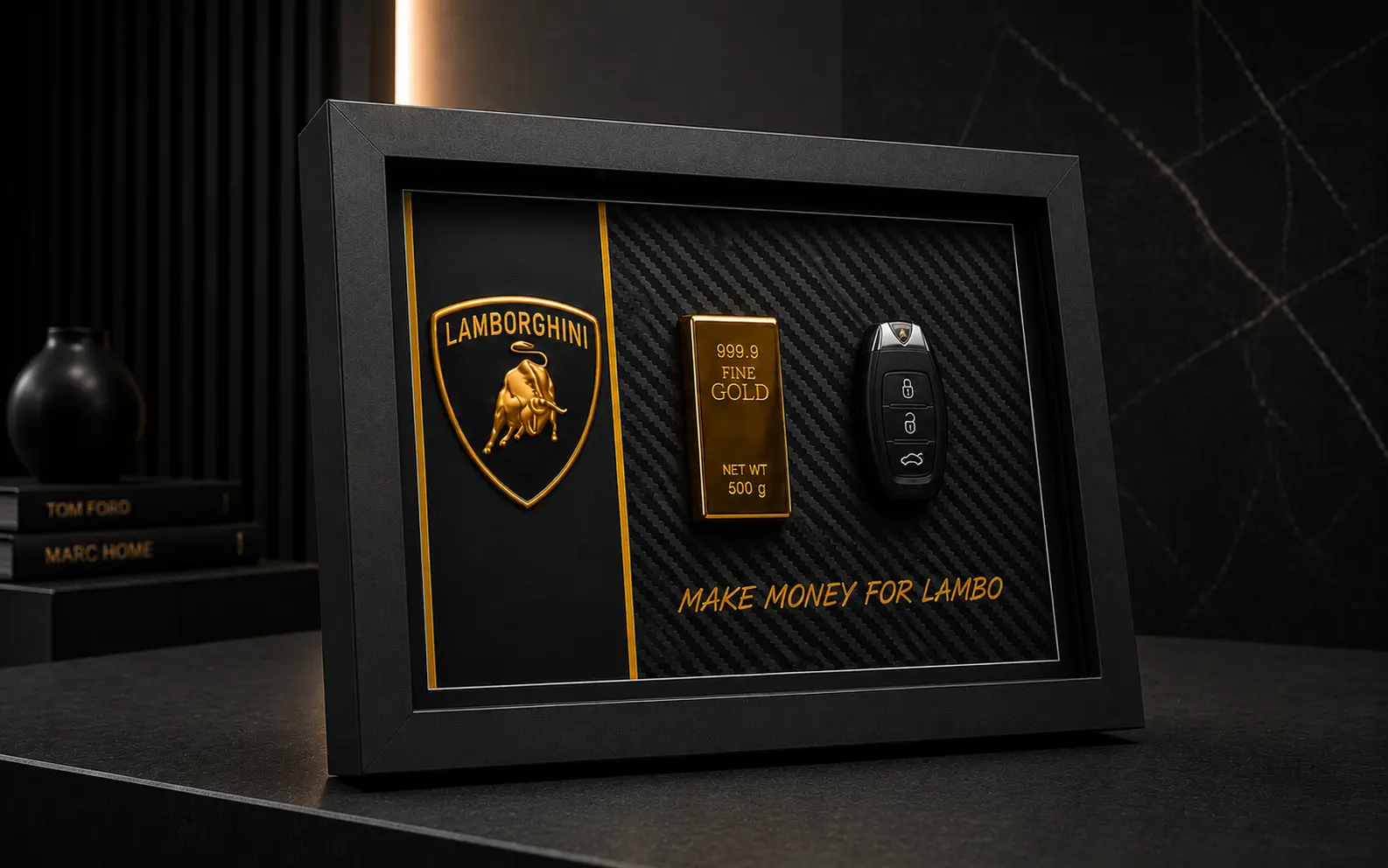 Peças decorativas de carros exclusivos