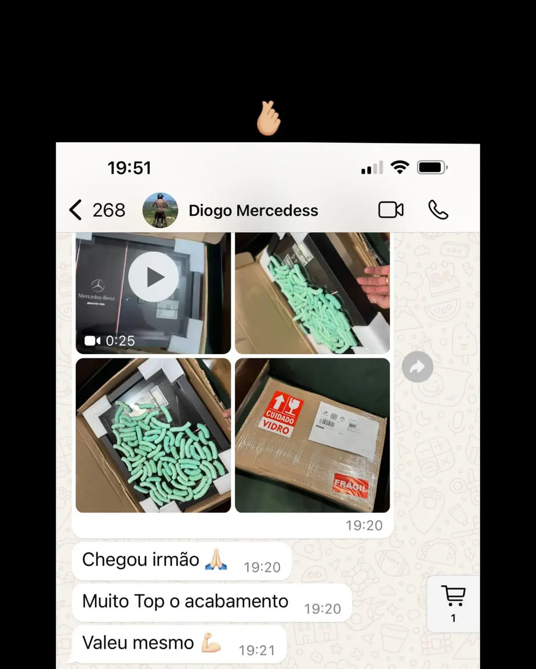 Depoimento em foto