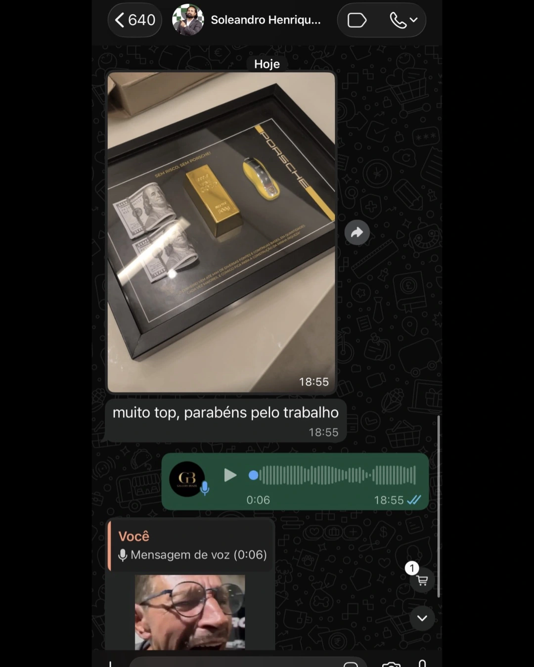 Depoimento em foto