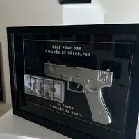 Quadro Milhão Cromado - imagem 3