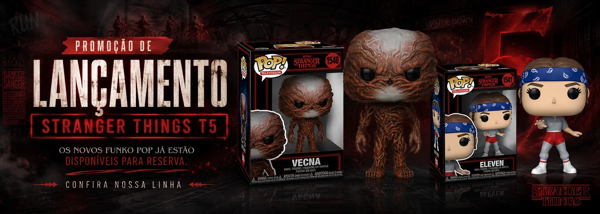 Banner Funko Pop - Stranger Things