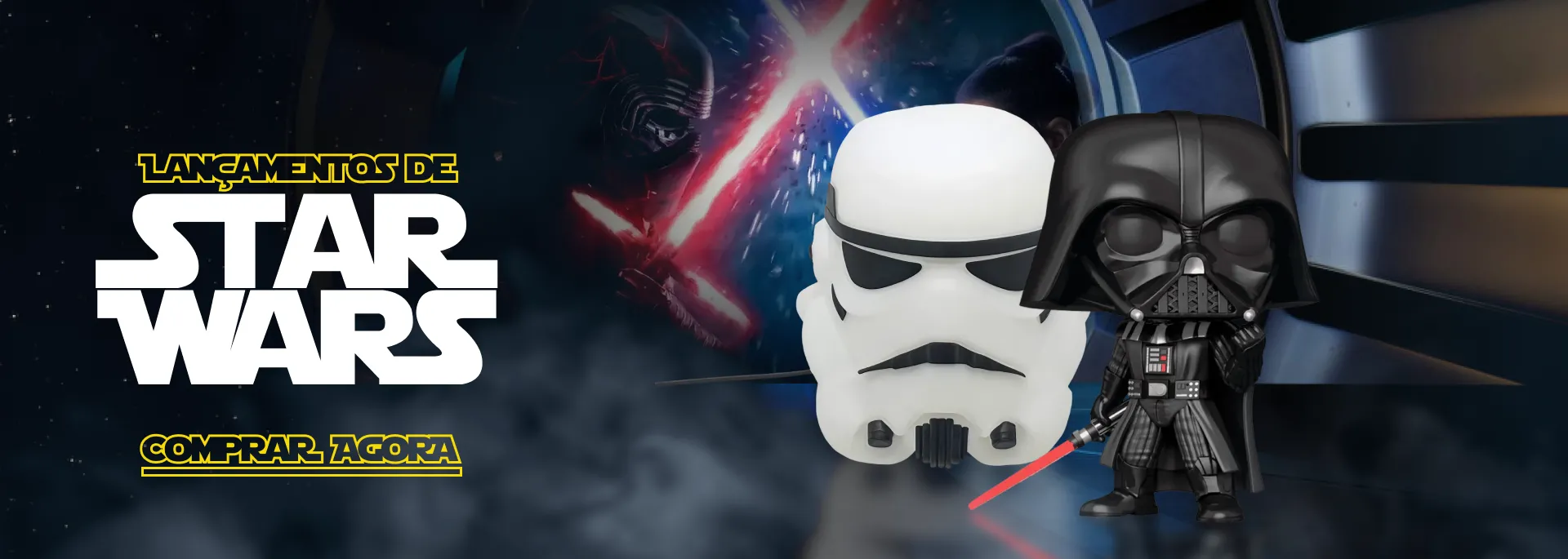 Banner LANÇAMENTOS DE STAR WARS