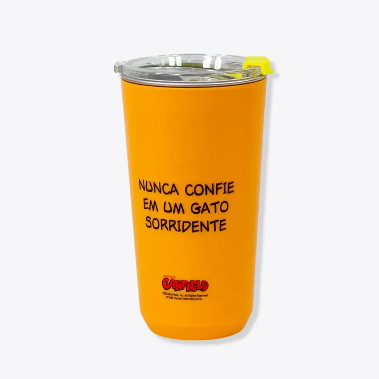 COPO COM TAMPA GARFIELD