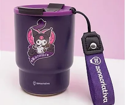 Copo Térmico To Go Kuromi - Hello Kitty 