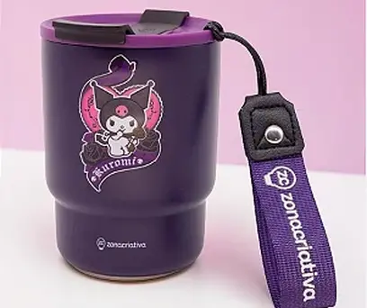 Copo Térmico To Go Kuromi - Hello Kitty 