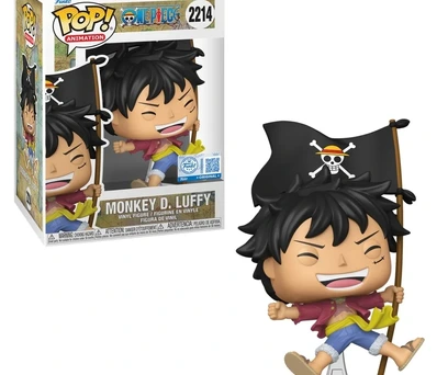 Funko Pop! One Piece - Luffy com Bandeira 2214