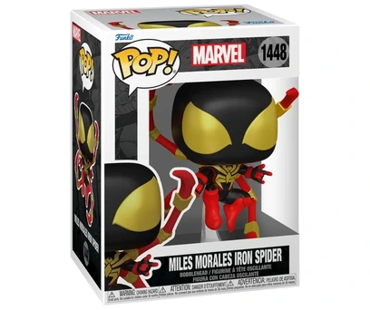 Funko Pop Marvel HQ Homem-Aranha - Miles Homem-Aranha de Ferro 1448