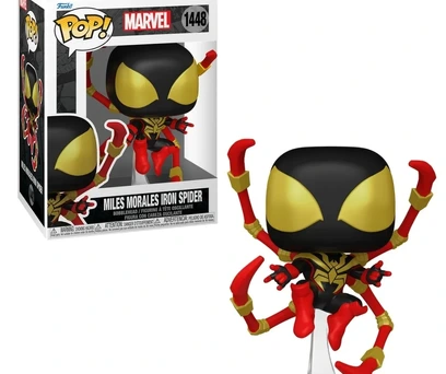 Funko Pop Marvel HQ Homem-Aranha - Miles Homem-Aranha de Ferro 1448