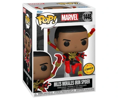 Funko Pop! Marvel HQ - Miles Homem-Aranha de Ferro Chase 1448