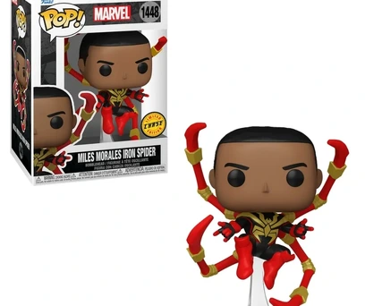 Funko Pop! Marvel HQ - Miles Homem-Aranha de Ferro Chase 1448