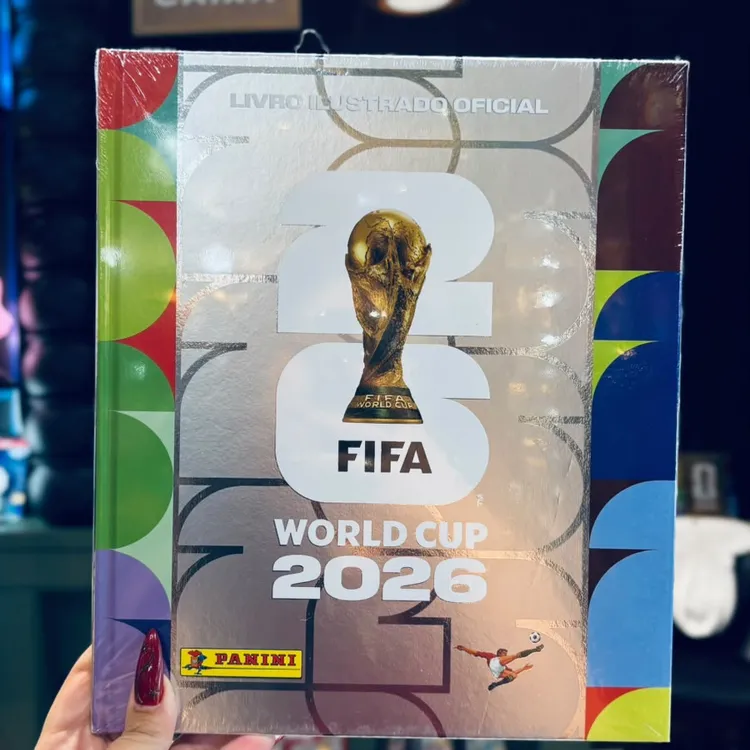 Copa Do Mundo 2026 - Álbum Capa Dura Prata - FIFA WORLD CUP 2026 