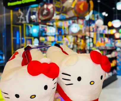 Pantufa 3D Hello Kitty 