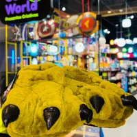 Pantufa 3D Pata Dinossauro - ZonaCriativa  - imagem 1