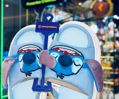 Pantufa Nuvem Stitch - Disney 