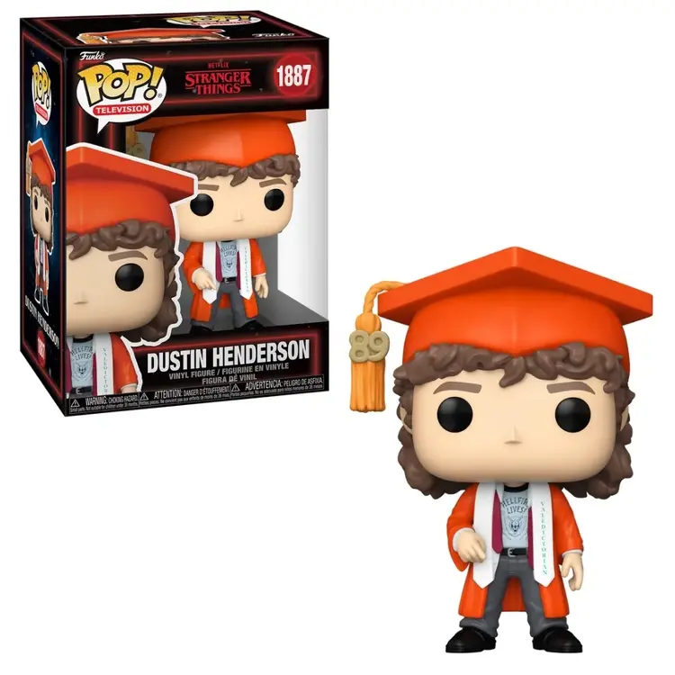 Funko Pop! Stranger Things T5 - Dustin na Formatura 