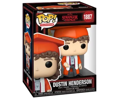 PRÉ-VENDA  Funko Pop Dustin na Formatura 1887 - Stranger Things T5