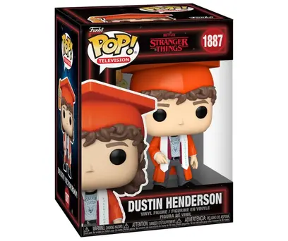 PRÉ-VENDA  Funko Pop Dustin na Formatura 1887 - Stranger Things T5