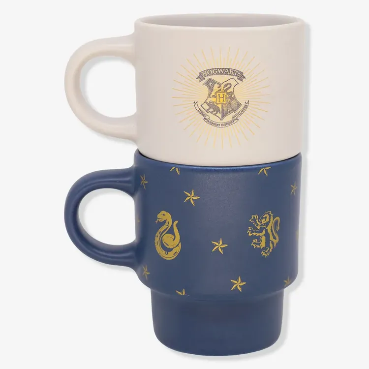 Kit Canecas Empilháveis Harry Potter Blue 