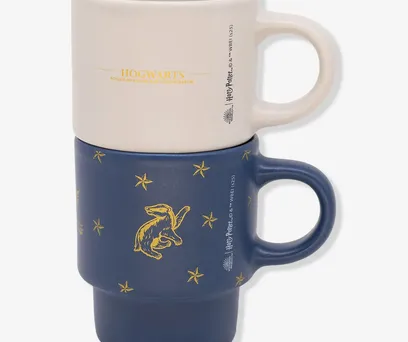 Kit Canecas Empilháveis Harry Potter Blue 