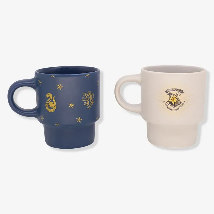 Kit Canecas Empilháveis Harry Potter Blue 