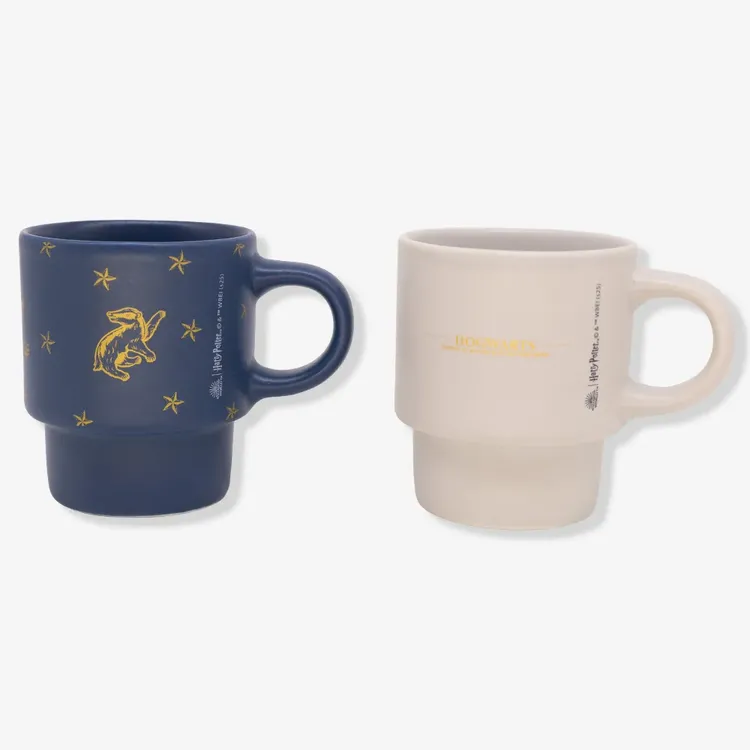 Kit Canecas Empilháveis Harry Potter Blue 