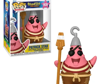 Funko Pop Bob Esponja O Filme - Patrick Pirata 1939 