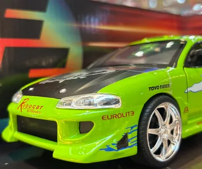 Miniatura Brian's Mitsubishi Eclipse - Velozes e Furiosos 