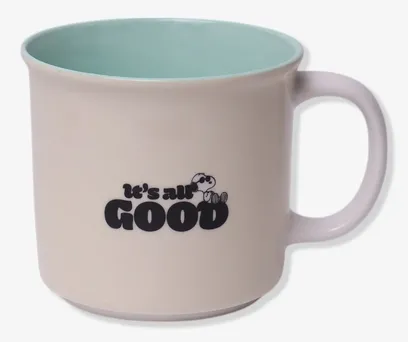 Caneca Tom Snoopy Bicicleta 