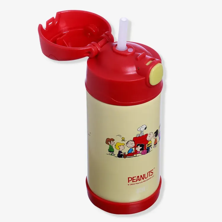 Garrafa Infantil Click com Canudo Snoopy e Amigos - Peanuts 