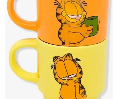 Kit Canecas Empilháveis Garfield