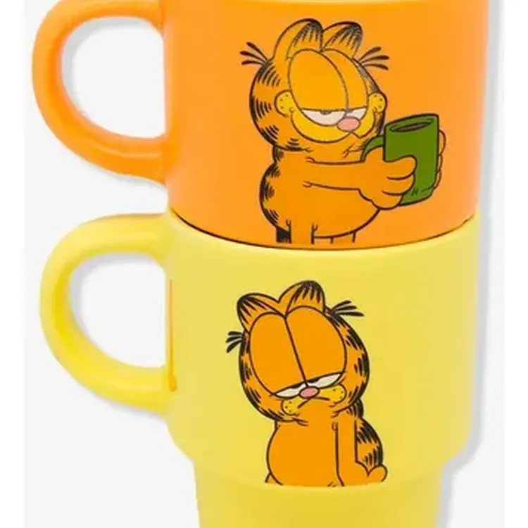 Kit Canecas Empilháveis Garfield 