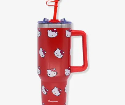 Copo Térmico Tumbler Hello Kitty Rostinhos 