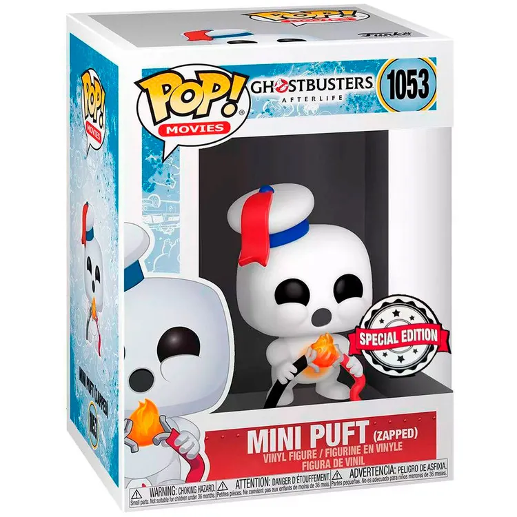 FUNKO POP GHOSTBUSTERS AFTERLIFE EXCLUSIVE - MINI PUFT W/ZAPPED 1053 