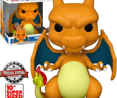 FUNKO POP POKEMON EXCLUSIVE - CHARIZARD 851 (SUPER SIZED 10")