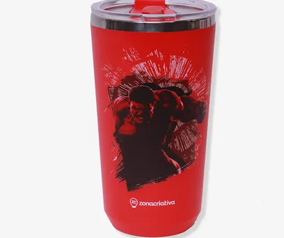 Copo Sky Hulk Vermelho - Marvel 